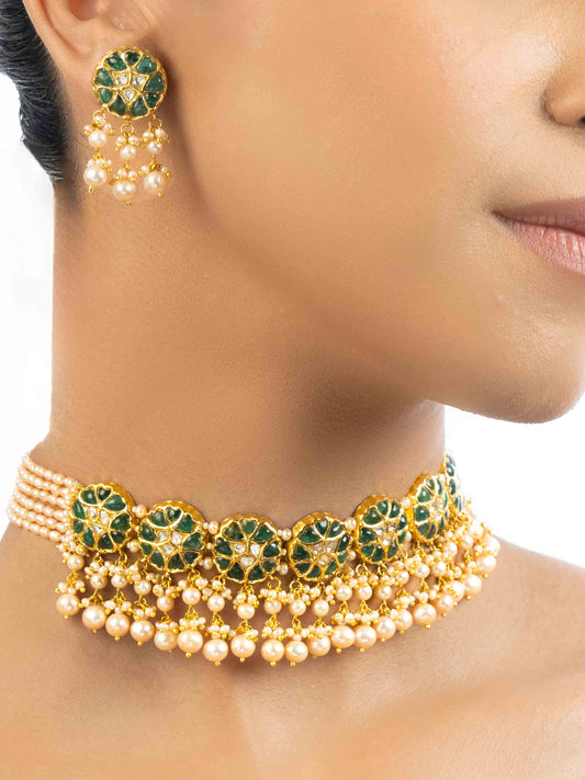 Trivida & Athalia Polki Choker Set