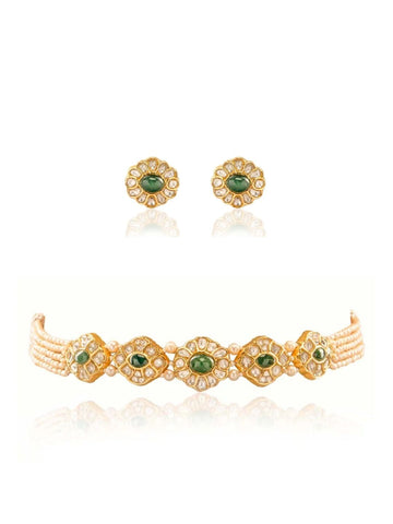 Sinikka & Davina Polki Choker Set