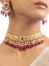 Ruhi & Zora Polki Choker Set