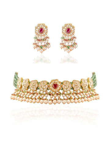 Seanna & Azalea Polki Choker Set