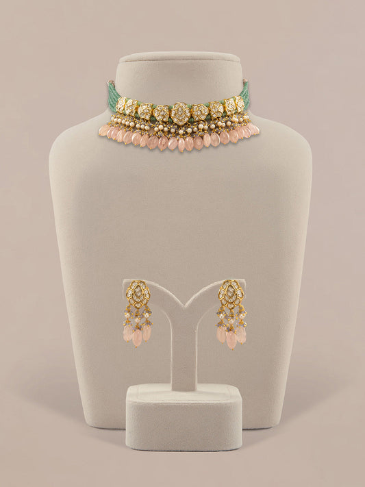 Hiba & Delayna Polki Choker Set