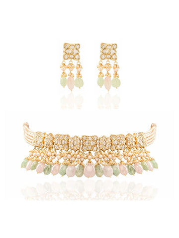 Binita & Amari Polki Choker Set