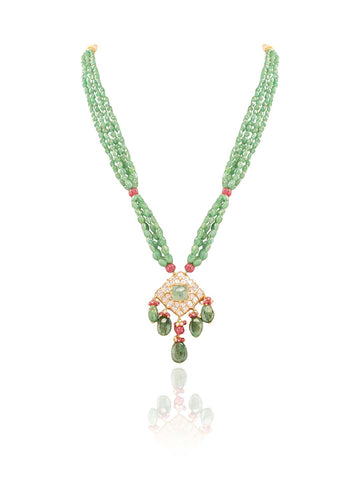 Medha Polki Bead Pendant