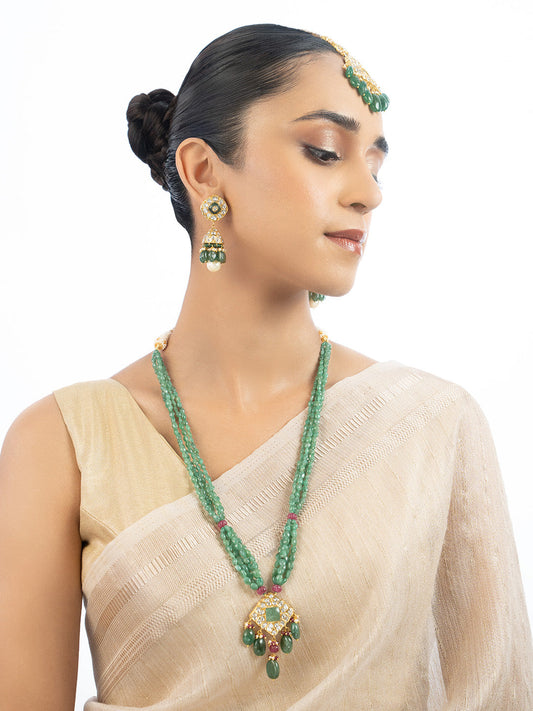 Medha Polki Bridal Set