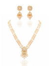 Iqra & Tamila Polki Bead Pendant Set