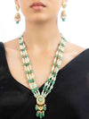 Ekisha & Ausma Polki Bead Pendant Set
