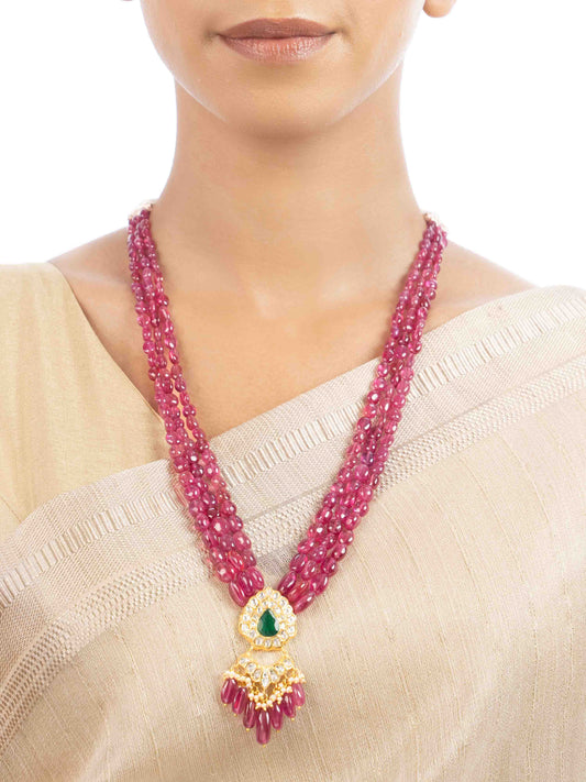 Saanvi  Polki Bead Pendant