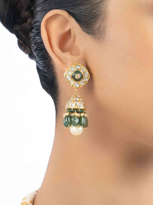 Lehr Polki Jhumkas