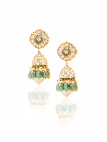 Lehr Polki Jhumkas