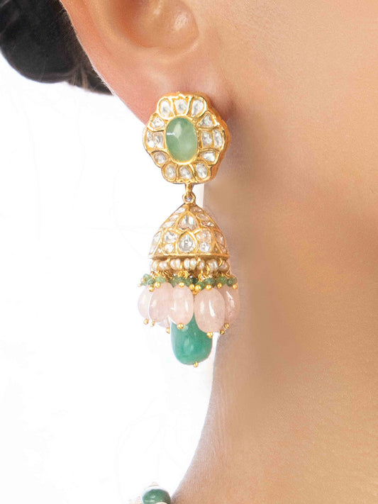 Ausma Polki Jhumkas