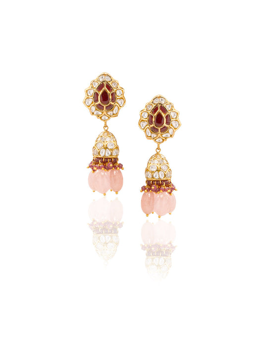 Miraya Polki Jhumkas