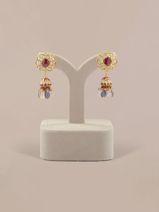 Samaa Polki Jhumkas