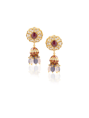 Samaa Polki Jhumkas
