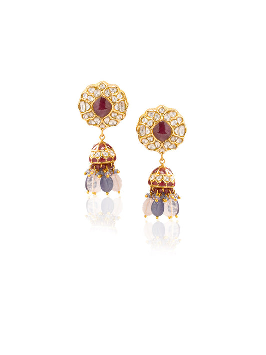 Samaa Polki Jhumkas