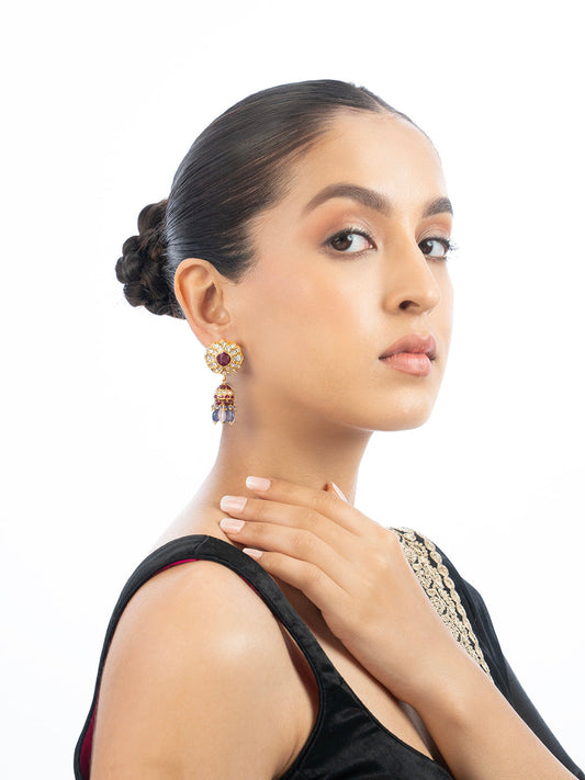 Samaa Polki Jhumkas