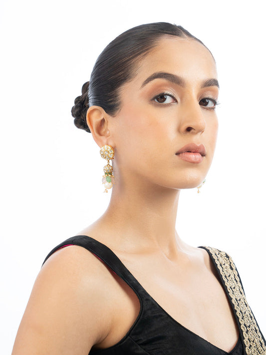 Aloisia Polki Jhumkas