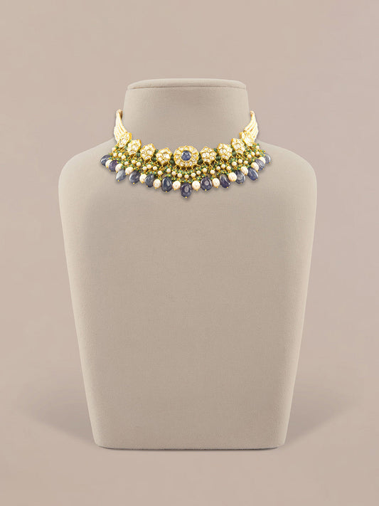 Sofia Polki U Necklace