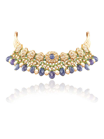 Sofia Polki U Necklace