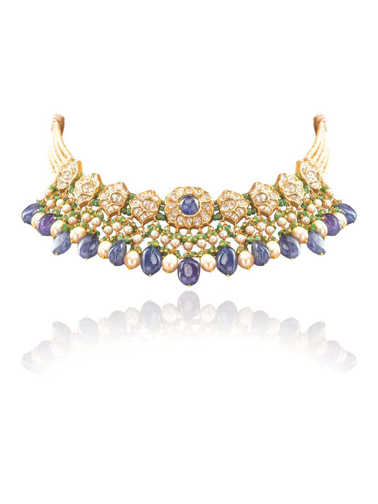 Sofia Polki U Necklace