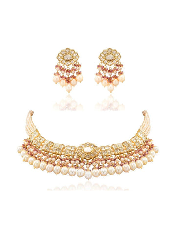 Kirika & Rachita Polki U Necklace Set