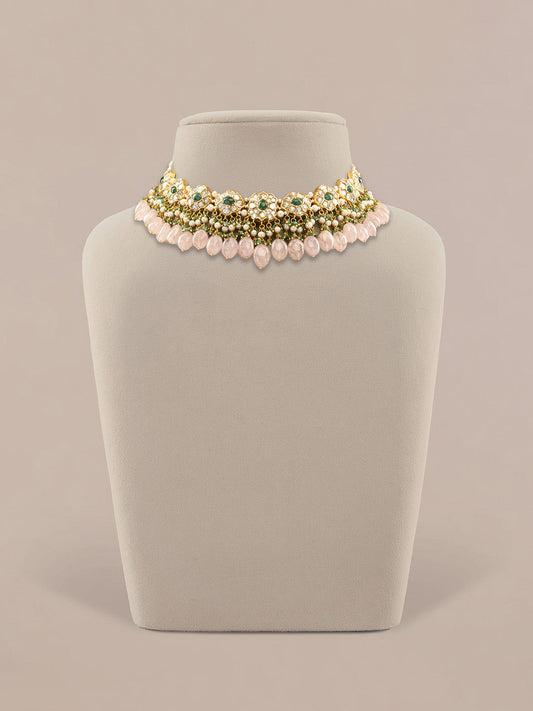 Cyra Polki U Necklace