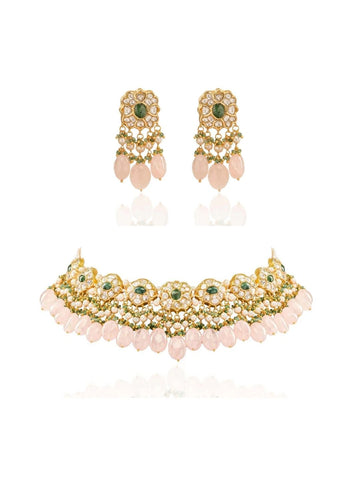 Cyra & Vianna Polki U Necklace Set