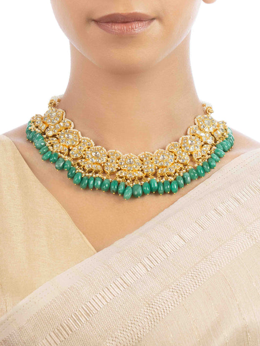 Anahi Polki U Necklace